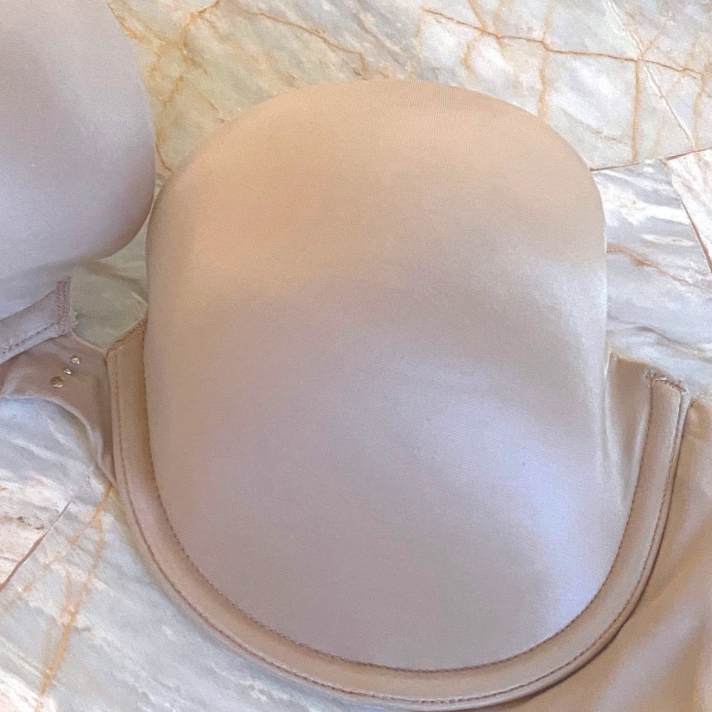 Victoria's Secret BioFit Multi-Way Strapless Underwire Bra Tan 34C y2k